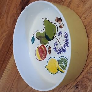 SALE Melitta Germany Mid Century Ceramic Baking Serving Dishe Fruit 🍋just lower